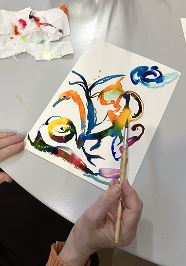 Fliessen lassen – intuitive Aquarellmalerei