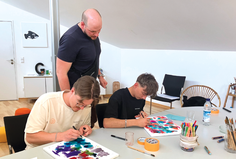 Teamworshop mit Erziehern einer Kindertagesstätte